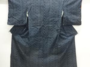 アンティーク　木綿本場久留米絣　亀甲模様着物